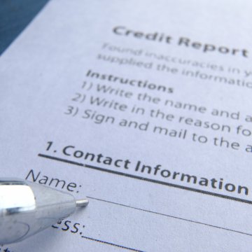 form credit report contact information pen credit monitoring